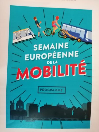 Semaine EUROPEENNE de la MOBILITE. TOULOUSE METROPOLE. Du 16 AU 22 SEPTEMBRE 2019